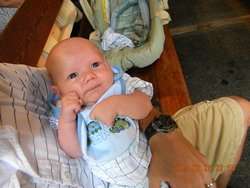 Benjamin -age 2 mos-our youngest camp attendee