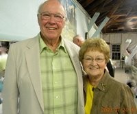 President Jack and his wife Debbie pause to reflect in the old dining hall.