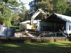 The old kitchen-It's still standing