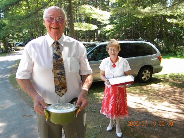 Deb and Jack Cnossen prove Pot Luck is Good Luck