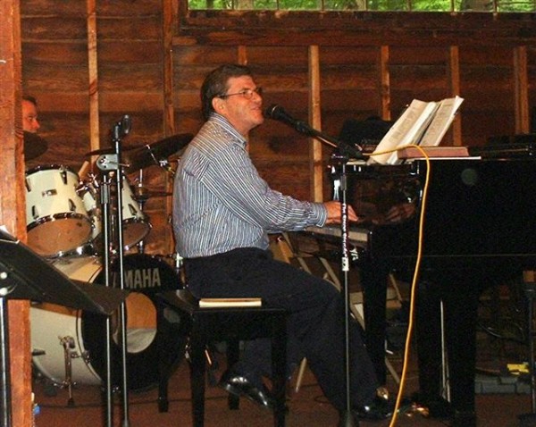 Steve Adams plays  heavenly music on the piano