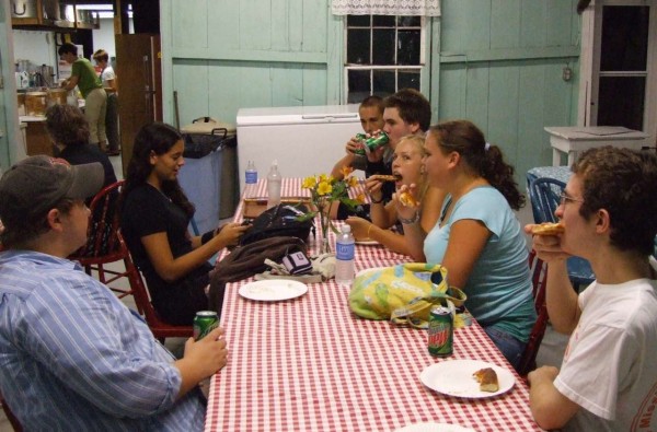 Dining together