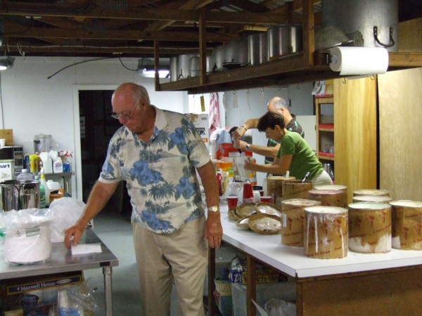 DC President Jack Cnossen takes a shift in the kitchen