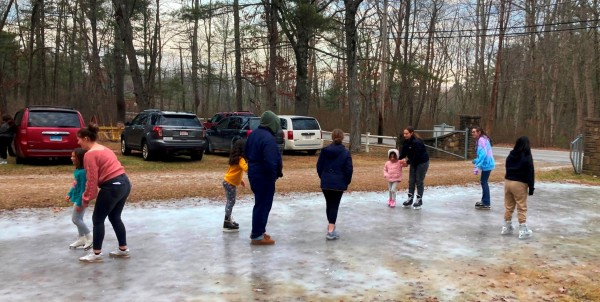 Family Ice Skating